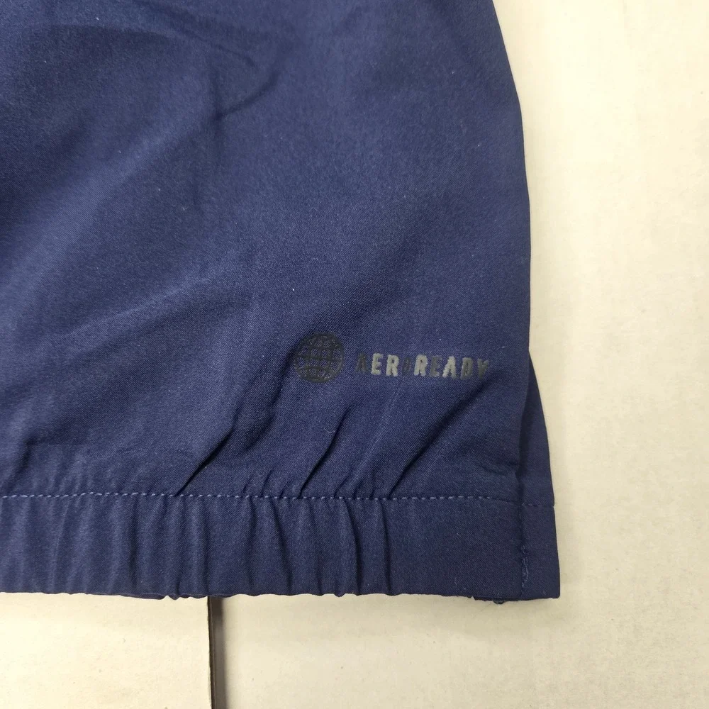 Delaware Blue Hens Adidas Stadium 1/4 Zip Men's Large SS Woven Team Navy‎ Blue